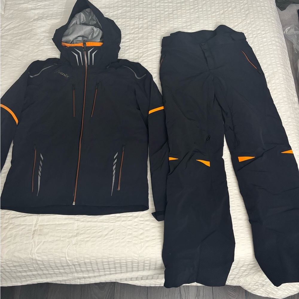Phenix Black and Orange Outerwear
